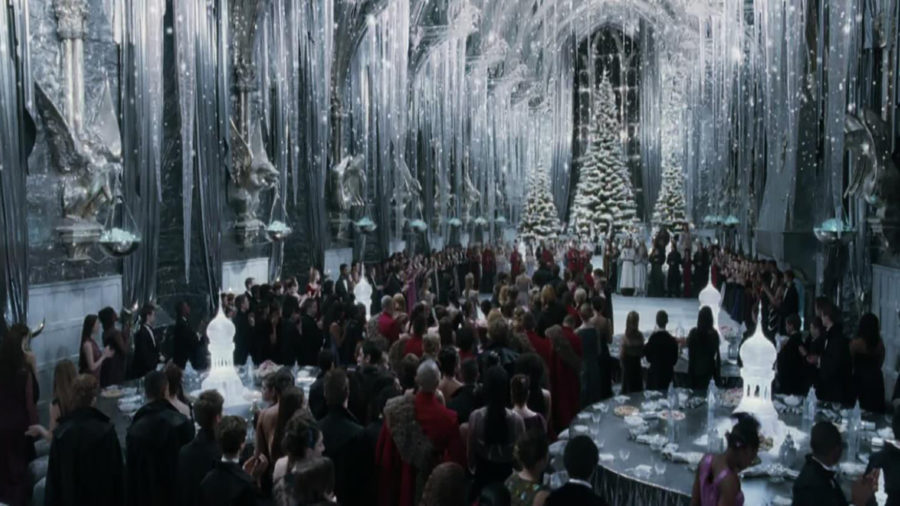 Escena del baile de Navidad de Harry Potter y el cáliz de Fuego