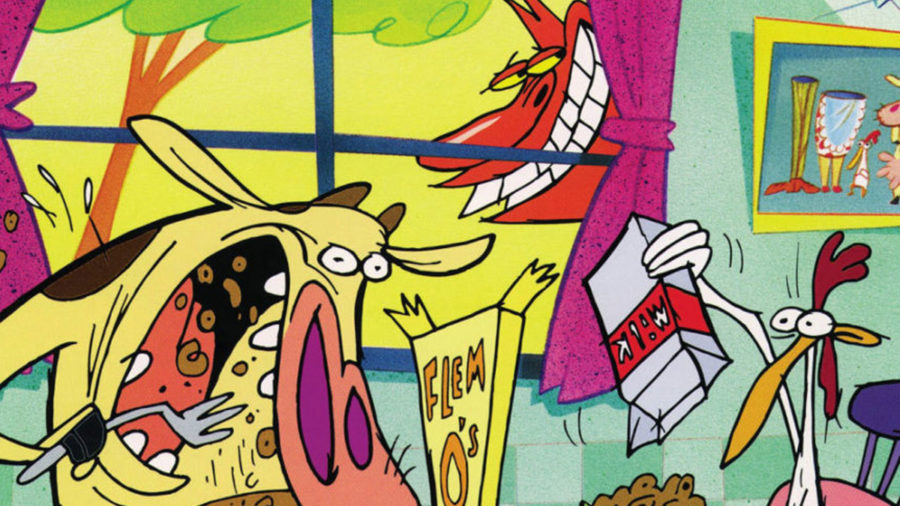 La vaca y el pollito series y caricaturas de los 90 