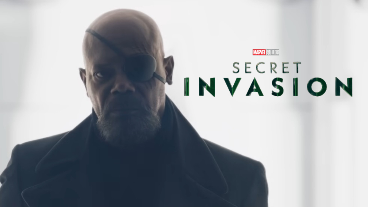 Nick Fury con parche en Secret Invasion